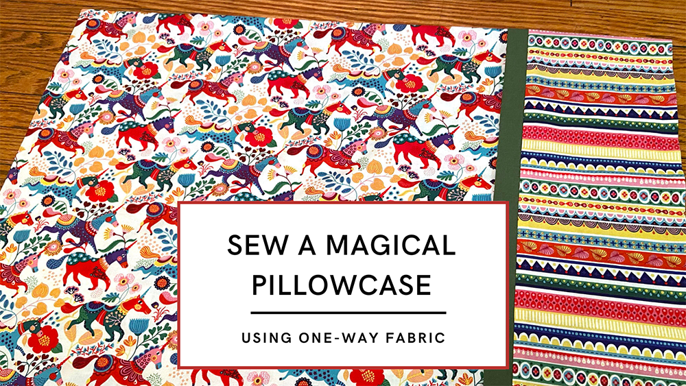 Magic pillowcase with directional fabric outlet