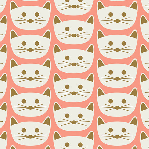 Cat Nap Pink Knit by Art Gallery Fabrics