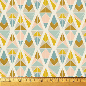 Diamond Fragments Knit in Gold by Art Gallery Fabrics