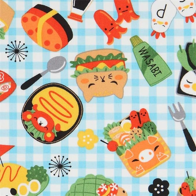 Kawaii Japanese Food Picnic by Trans-Pacific Textiles