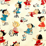 kitty kids fabric michael miller