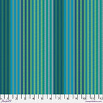 Kaffe Fassett Shot Cotton Caterpillar Stripe - Aqua