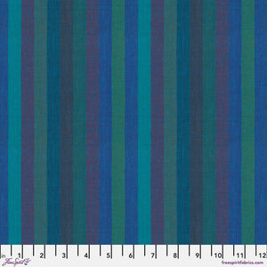 Kaffe Fassett Shot Cotton Broad Stripe - Blue