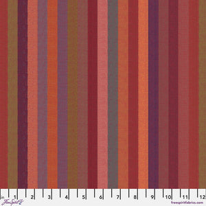 Kaffe Fassett Shot Cotton Broad Stripe - Red