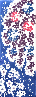 Japanese Cotton Tenugui: Cherry Blossom Spring