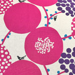 Big Berry COTTON LINEN in Fuschia from the Echino Collection by Etsuko Furuya for Kokka Japan - wide