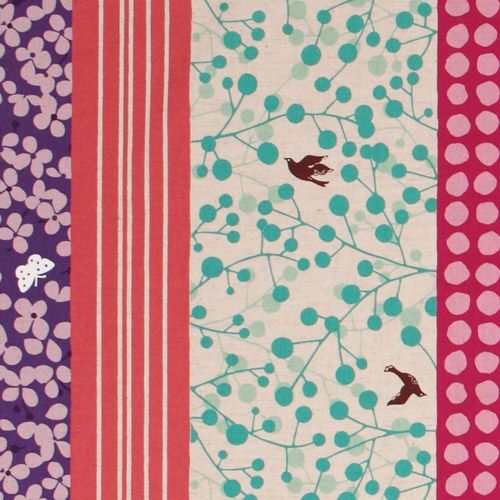 Rondo COTTON/LINEN from the Echino Collection by Etsuko Furuya for Kokka Japan - wide