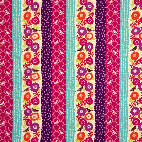 Peck COTTON/LINEN from the Echino Collection by Etsuko Furuya for Kokka Japan