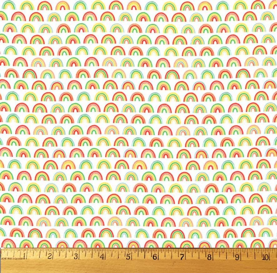 Bright Days Mini Rainbows by Ann Kelle for Robert Kaufman ...