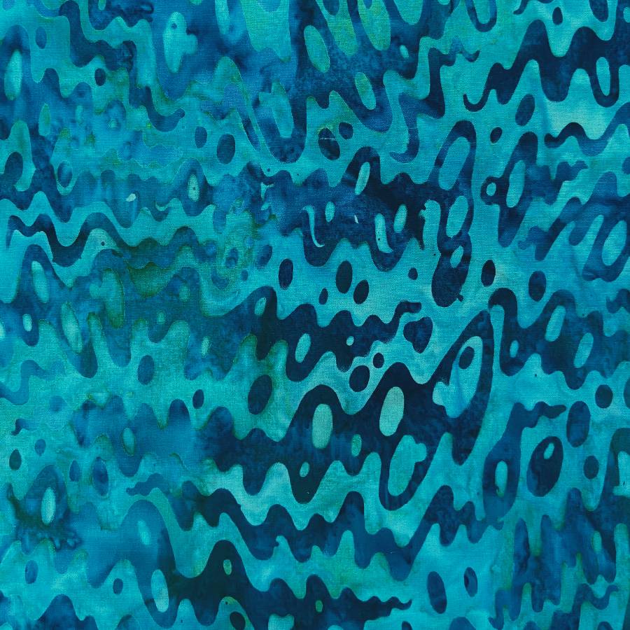 Artisan Batik Reflections in Ocean by Lunn Studios for Robert Kaufman ...
