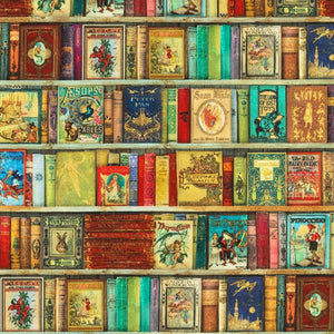 Library of Rarities Vintage Book Covers in Antique by Robert Kaufman