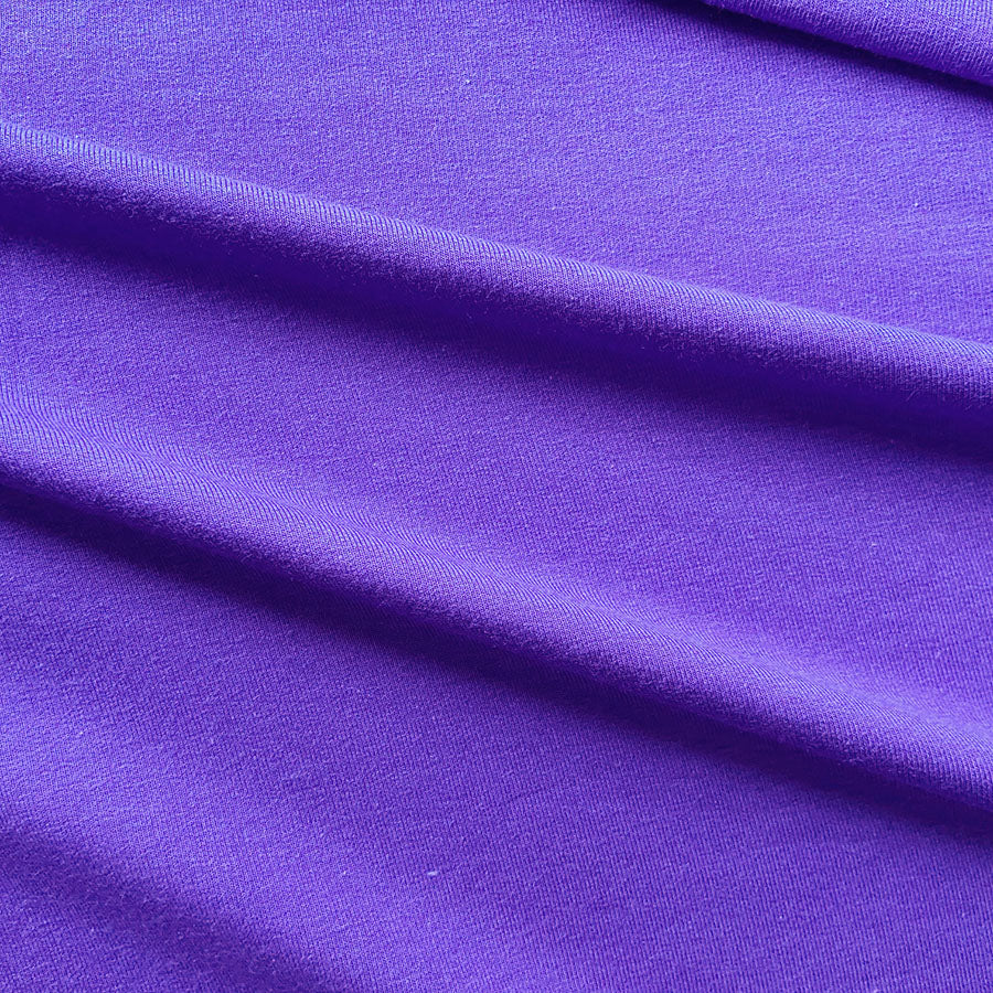 Bamboo Stretch French Terry in Purple