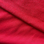 Bamboo Stretch French Terry in Red