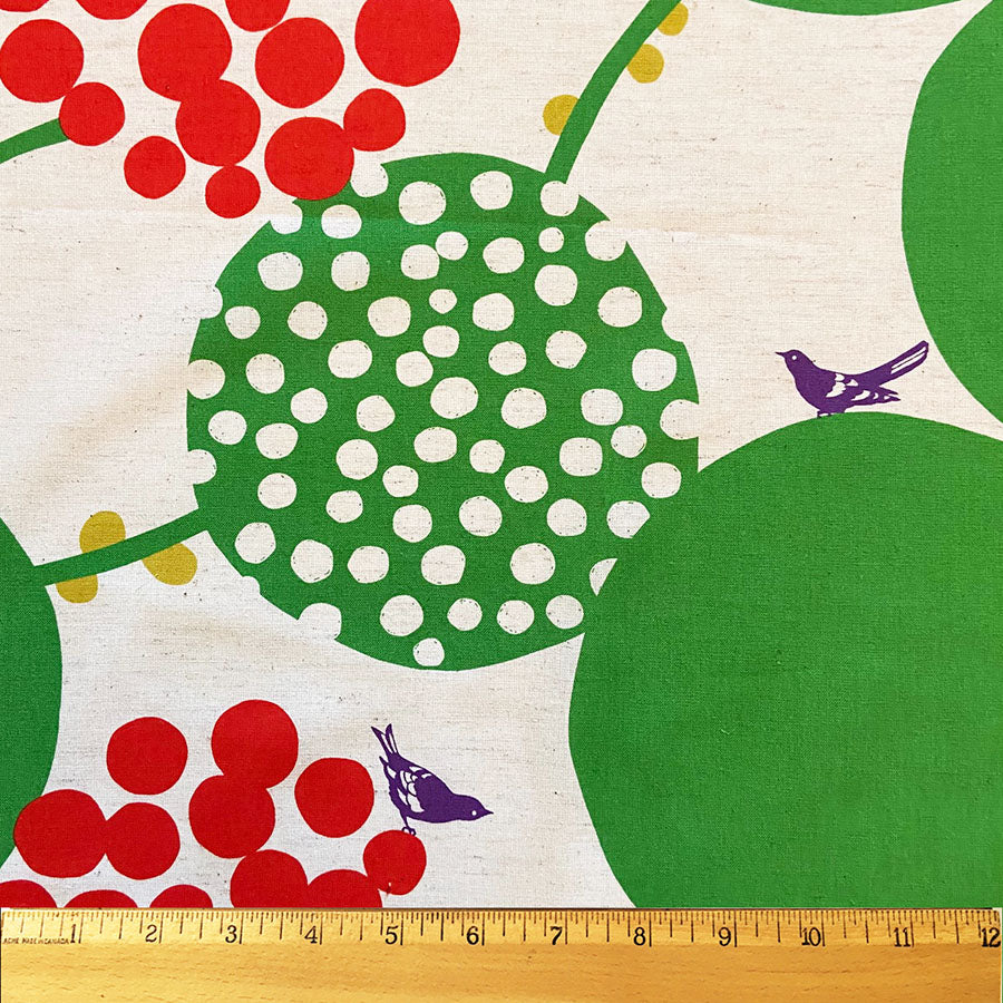 Big Berry LINEN from the Echino Collection by Etsuko Furuya for Kokka Japan