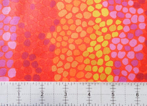 Pebble Mosaic in Orange by Brandon Mably for the Kaffe Fassett Collective