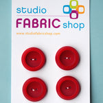 Chunky red buttons (20mm)