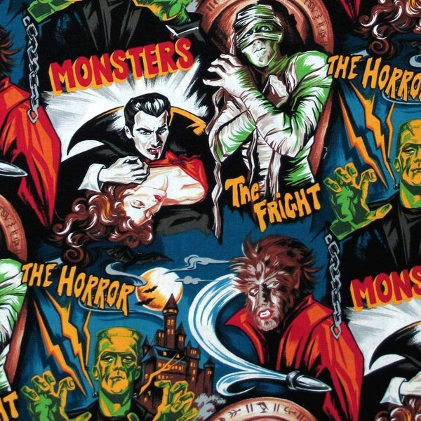 monsters at midnight Hollywood Monsters in Midnight by Robert Kaufman – studiofabricshop