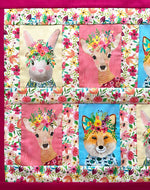 Forest Friends Panel in Multi by Blend Fabrics