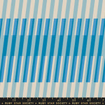 Clementine Fruity Stripes in Bright Blue by Melody Miller for Ruby Star Society