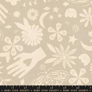 Moonglow Quiltback (108" WIDE) in Natural by Alexia Marcelle Abegg for Ruby Star Society