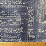 Tailored in Blue by Tim Holtz for Free Spirit