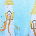 Rapunzel Tower on Light Blue by Heather Ross