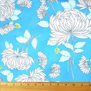Precuts: Chrysanthemum in Blue by Amy Butler