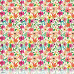 Floral Mixture in Ivory by Blend Fabrics