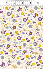 Designed by Helen Dardik for Clothworks, this gorgeous floral print is from the "Floribunda" collection. 