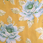 Hello Roses fabric by Heather Bailey in gold