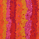Pebble Mosaic in Orange by Brandon Mably for the Kaffe Fassett Collective